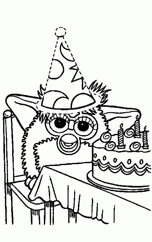 Furby kolorowanki